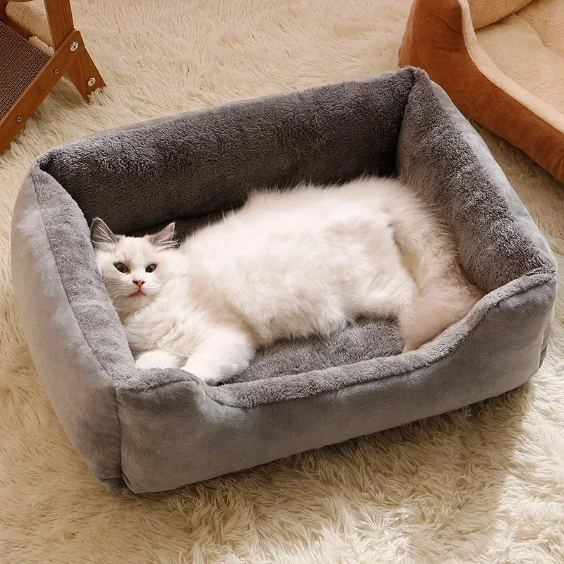Plush Breathable Cat Bed House for Comfortable Naps