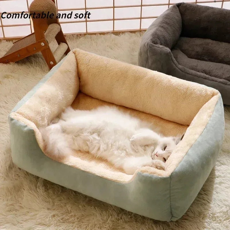 Plush Breathable Cat Bed House for Comfortable Naps