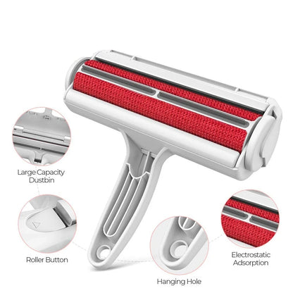 Reusable Pet Hair Remover Roller for Furniture & Clothes