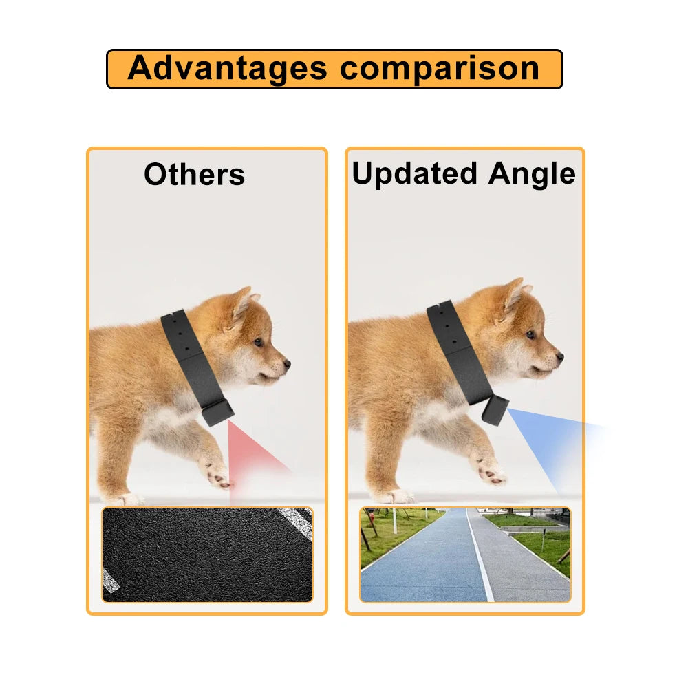 HD 1080P Pet Collar Camera With Wide-Angle Lens