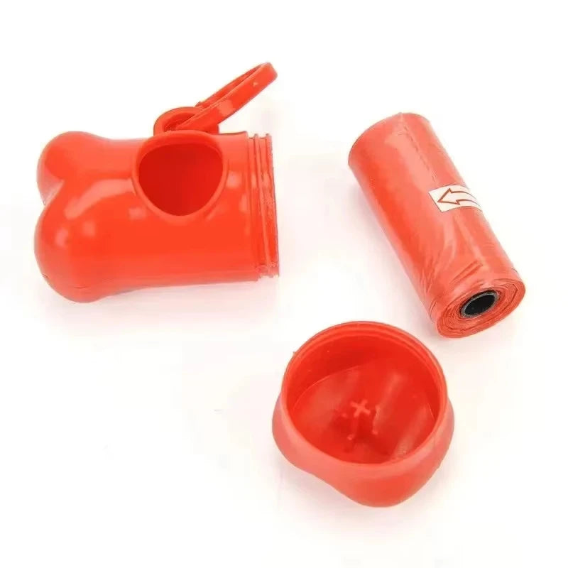 Bone-Shaped Dog Waste Bag Holder Dispenser Case