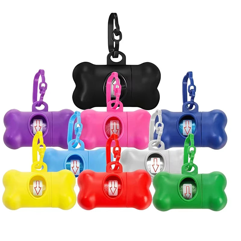 Bone-Shaped Dog Waste Bag Holder Dispenser Case