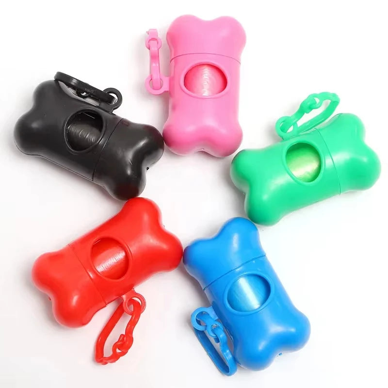 Bone-Shaped Dog Waste Bag Holder Dispenser Case