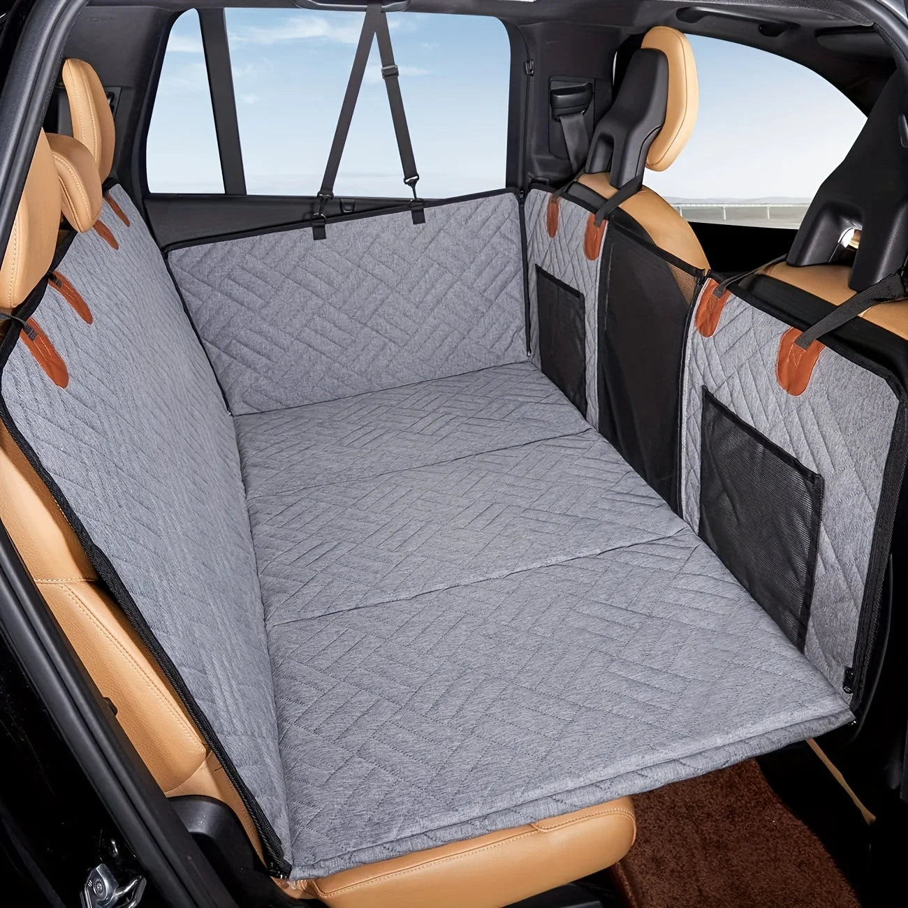Waterproof Dog Car Seat Cover Hammock Back Seat Protector