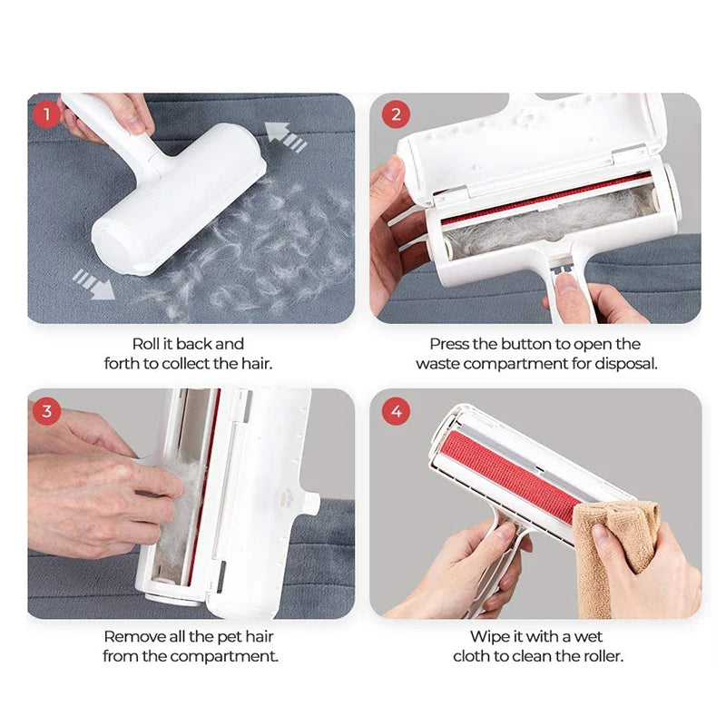 Reusable Pet Hair Remover Roller for Furniture & Clothes