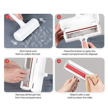 Reusable Pet Hair Remover Roller for Furniture & Clothes